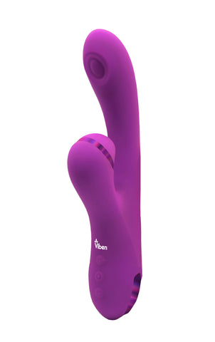 Dazzle - Berry - Rechargeable Thumping and  Suction Rabbit VB-75006